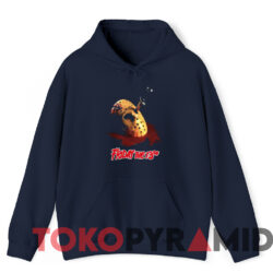 Vintage 1997 Friday The 13th Made In Hell T shirt Navy Hoodie