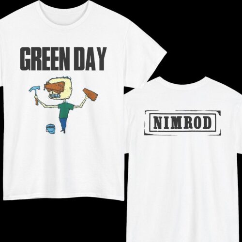 Vintage 1997 Green Day Nimrod Blindfold Shirt 2 Sided Vintage 1997 Green Day Nimrod Blindfold Shirt 2 Sided