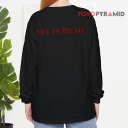 Vintage 1997 Marilyn Manson Sex is Dead Shirt 2-sided 4 Vintage 1997 Marilyn Manson Sex Is Dead Long sleeved Back