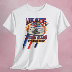 Vintage 1997 Mark Martin Nascar T-shirt World Class Power
