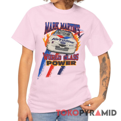Vintage 1997 Mark Martin Nascar T shirt World Class Power T Shirt