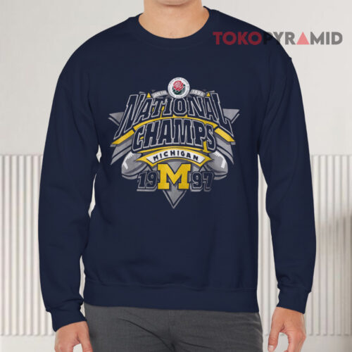 Vintage 1997 Michigan Rose Bowl National Champion Sweatshirt Vintage 1997 Michigan Rose Bowl National Champion Sweatshirt