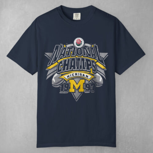 Vintage 1997 Michigan Rose Bowl National Champion T shirt Vintage 1997 Michigan Rose Bowl National Champion T shirt