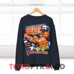 Vintage 1997 Nascar Dale Earnhardt Wheaties 7 Time Champion Navy Sweatshirt