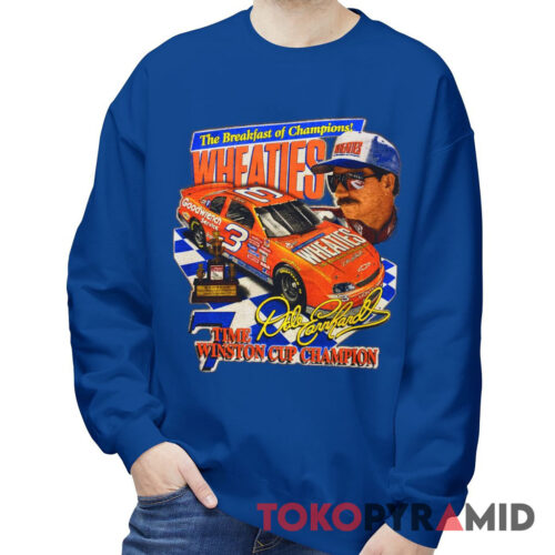Vintage 1997 Nascar Dale Earnhardt Wheaties 7 Time Champion Sweatshirt