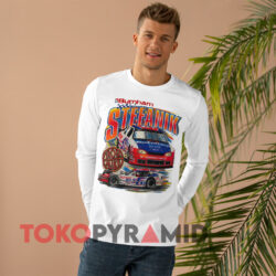 Vintage 1997 Nascar Mike Stefanik Burnham Shirt 2 Vintage 1997 Nascar Mike Stefanik Burnham White Long sleeved