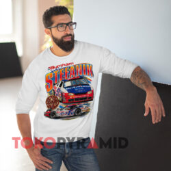 Vintage 1997 Nascar Mike Stefanik Burnham Shirt 1 Vintage 1997 Nascar Mike Stefanik Burnham White Sweatshirt