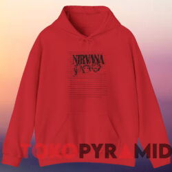 Vintage 1997 Nirvana Doodle T-shirt 3 Vintage 1997 Nirvana Doodle T shirt Red Hoodie