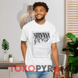 Vintage 1997 Nirvana Doodle T shirt White T shirt