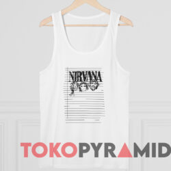 Vintage 1997 Nirvana Doodle T-shirt 4 Vintage 1997 Nirvana Doodle T shirt White TankTop