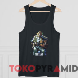 Vintage 1997 Nirvana Kurt Cobain Memorial Guitar Grunge Bootleg T-Shirt 4 Vintage 1997 Nirvana Kurt Cobain Memorial Guitar Grunge Bootleg T shirt Black TankTop