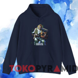 Vintage 1997 Nirvana Kurt Cobain Memorial Guitar Grunge Bootleg T-Shirt 3 Vintage 1997 Nirvana Kurt Cobain Memorial Guitar Grunge Bootleg T shirt Navy Hoodie
