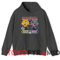 Vintage 1997 Packers VS Patriots Super Bowl XXXI T-shirt 2 Vintage 1997 Packers Vs Patriots Super Bowl Xxxi T shirt Dark Heather Hoodie