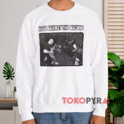Vintage 1997 Rage Against the Machine Tour T-shirt 3 Vintage 1997 Rage Against The Machine Tour T shirt White Sweatshirt