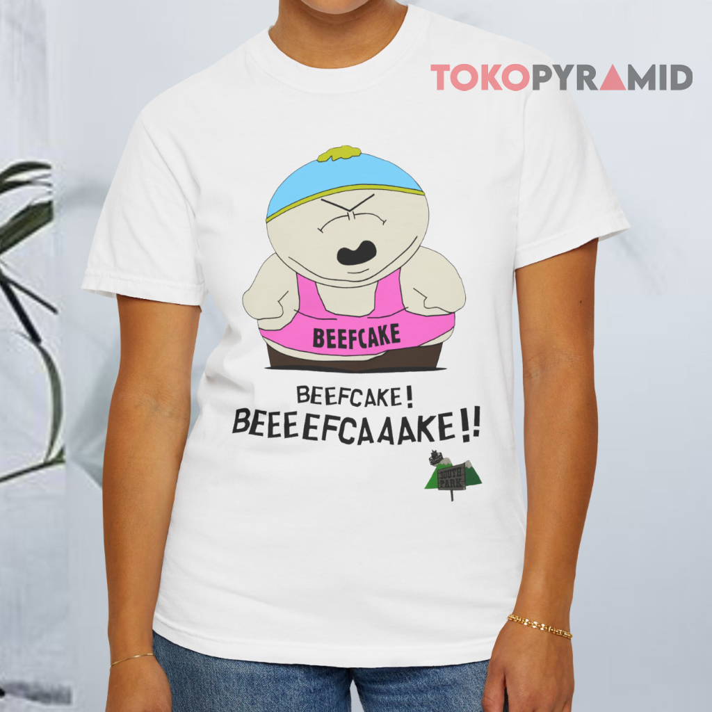 Vintage 1997 South Park Cartman Beefcake White T shirt Vintage 1997 South Park Cartman Beefcake White T shirt