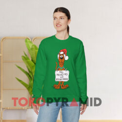 Vintage 1997 Will Ho Ho Ho For Scooby Snacks Christmas Sweatshirt 3 Vintage 1997 Will Ho Ho Ho For Scooby Snacks Christmas Green Sweatshirt
