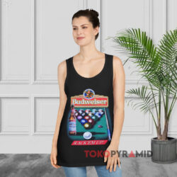 Vintage 1998 Budweiser Pool Table Rack Em Up Shirt 2 Vintage 1998 Budweiser Pool Table Rack Em Up Black Tank Top