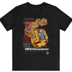 Vintage 1998 Chicago Bulls Six Time Nba Champions T-shirt 5 Vintage 1998 Chicago Bulls Six Time Nba Champions T shirt