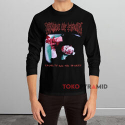 Vintage 1998 Cradle Of Filth Cruelty And The Priest Black Long sleeved