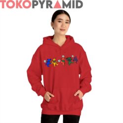 Vintage 1998 Grateful Dead Soccer Rare Red Hoodie