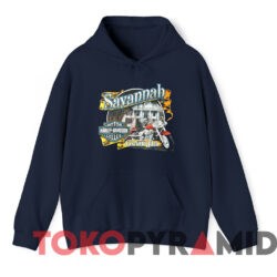 Vintage 1998 Harley Davidson Savannah Georgia T-shirt 3 Vintage 1998 Harley Davidson Savannah Georgia T shirt Navy Hoodie