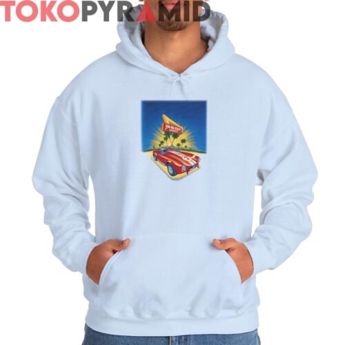 Vintage 1998 In N Out Burger Red Sports Car Shirt