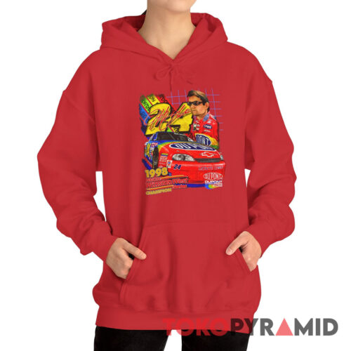 Vintage 1998 Nascar Jeff Gordon 3 Time Champion Hoodie