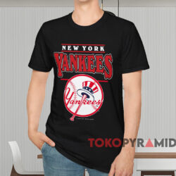 Vintage 1998 New York Yankees Logo Shirt Black T shirt