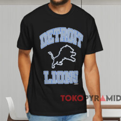 Vintage 1998 Nflp Detroit Lions T shirt Black T shirt