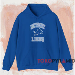 Vintage 1998 NFLP Detroit Lions T-shirt 2 Vintage 1998 Nflp Detroit Lions T shirt Blue Hoodie