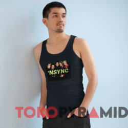 Vintage 1998 Nsync Tour T shirt Black TankTop