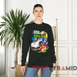 Vintage 1998 Rusty Wallace Nascar T-Shirt Miller Lite Years Ahead 2 Vintage 1998 Rusty Wallace Nascar T Shirt Miller Lite Years Ahead Black Long sleeved