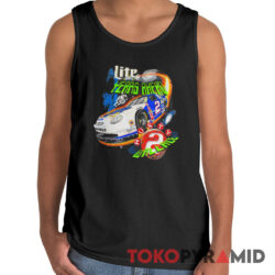 Vintage 1998 Rusty Wallace Nascar T-Shirt Miller Lite Years Ahead 4 Vintage 1998 Rusty Wallace Nascar T Shirt Miller Lite Years Ahead Tank Top