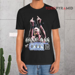 Vintage 1998 Stone Cold Steve Austin Whoop Ass Middle Finger Wwf Black T shirt