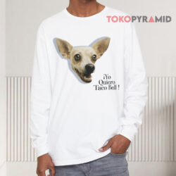 Vintage 1998 Taco Bell Yo Quiero Taco Bell Chihuahua Big Face Shirt 4 Vintage 1998 Taco Bell Yo Quiero Taco Bell Chihuahua Big Face Long sleeved
