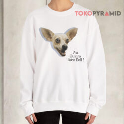 Vintage 1998 Taco Bell Yo Quiero Taco Bell Chihuahua Big Face Shirt 3 Vintage 1998 Taco Bell Yo Quiero Taco Bell Chihuahua Big Face Sweatshirt