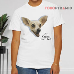 Vintage 1998 Taco Bell Yo Quiero Taco Bell Chihuahua Big Face Shirt 1 Vintage 1998 Taco Bell Yo Quiero Taco Bell Chihuahua Big Face White T shirt