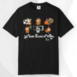 Vintage 1998 The Many Deaths Of Kenny South Park T shirt