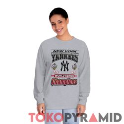Vintage 1998 World Series Yankees Tee Champions MLB 3 Vintage 1998 World Series Yankees Tee Champions MLB Grey Long sleeved