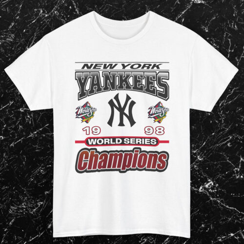 Vintage 1998 World Series Yankees Tee Champions MLB Shirt