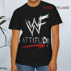Vintage 1998 Wwf Attitude Come Get Some T shirt Front