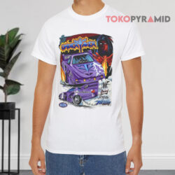 Vintage 1998 Wwf Racing Undertaker Nhra White T shirt