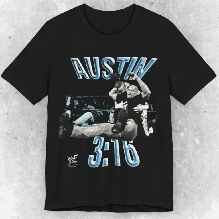 Vintage 1998 WWF Stone Cold Steve Austin 3 16 Stunner Shirt - TokoPyramid