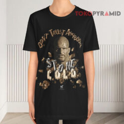 Vintage 1998 Wwf Wwe Stone Cold Steve Austin Don't Trust Anybody Black T shirt