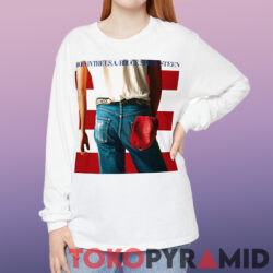 Vintage 1999 Bruce Springsteen Born in the USA 2-sided Shirt 6 Vintage 1999 Bruce Springsteen Born In The Usa 2 sided Long Sleeve