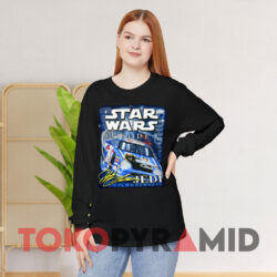 Vintage 1999 Jeff Gordon Nascar Star Wars Episode I T-shirt 4 Vintage 1999 Jeff Gordon Nascar Star Wars Episode I Black Long sleeved