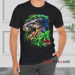 Vintage 1999 Jurassic Park Dinosaur Black T shirt