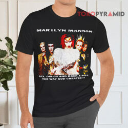 Vintage 1999 Marilyn Manson Rock Is Dead Black T shirt