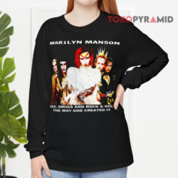 Vintage 1999 Marilyn Manson Rock Is Dead Shirt 4 Vintage 1999 Marilyn Manson Rock Is Dead Long sleeved