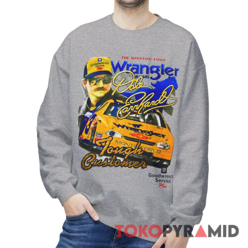 Vintage 1999 Nascar Dale Earnhardt Wrangler Tough Customer Sweatshirt